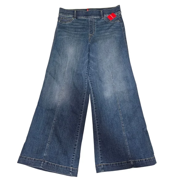 Spanx Wide Leg Stretch Jeans Women's Plus Size 2X - NWT Pull-on - Picture 1 of 10